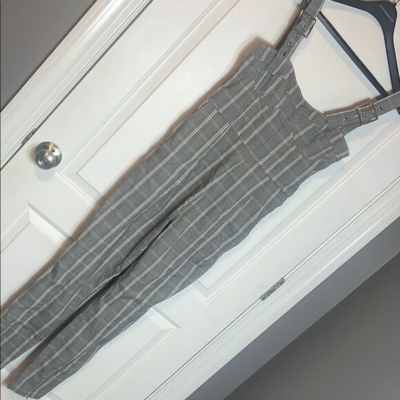 BNWT - WEWOREWHAT GREY CORSET OVERALL JUMPSUIT - LARGE - Picture 2 of 8